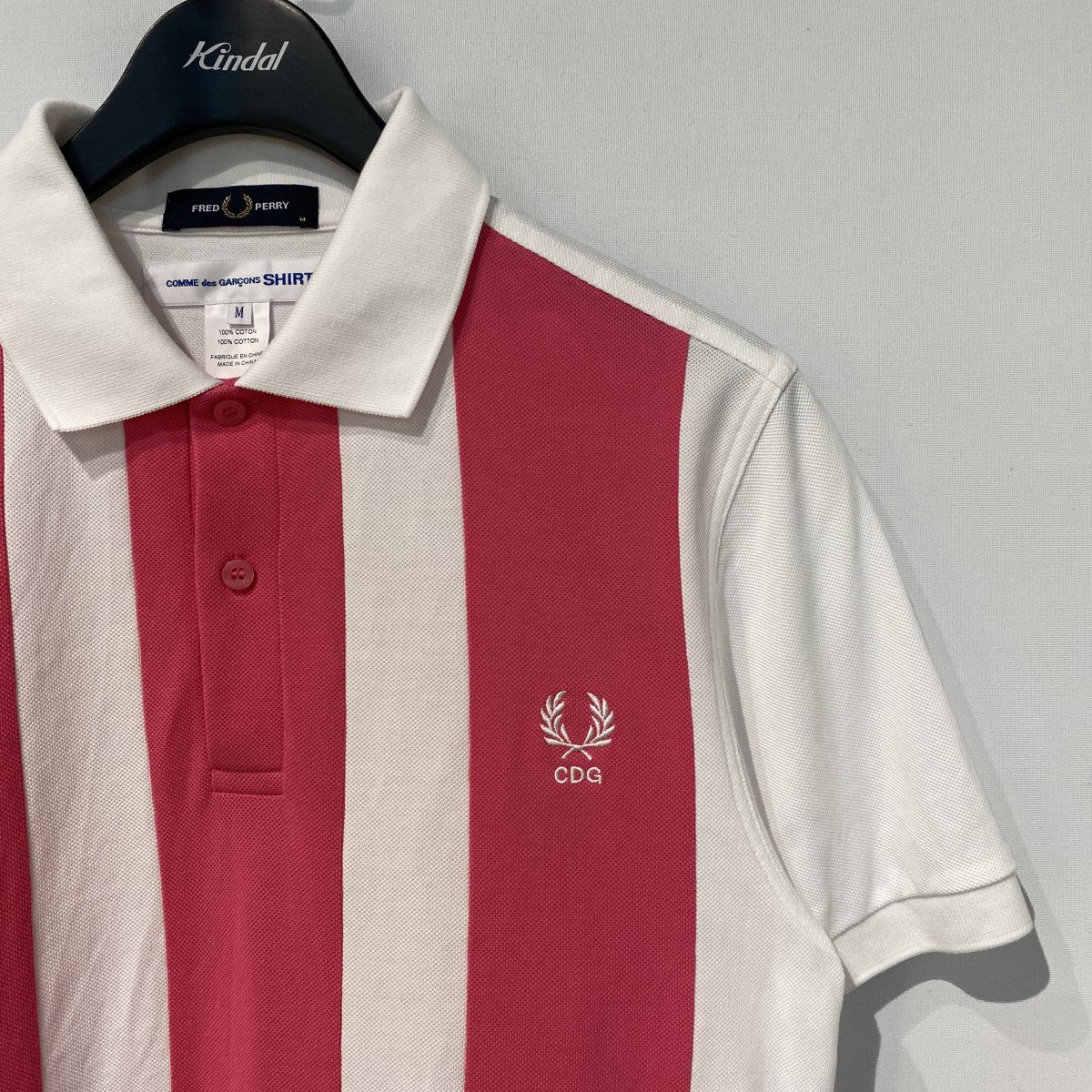26SSShort Sleeve Polo Stripe PatchworkストライプパッチワークポロシャツFQ-T502