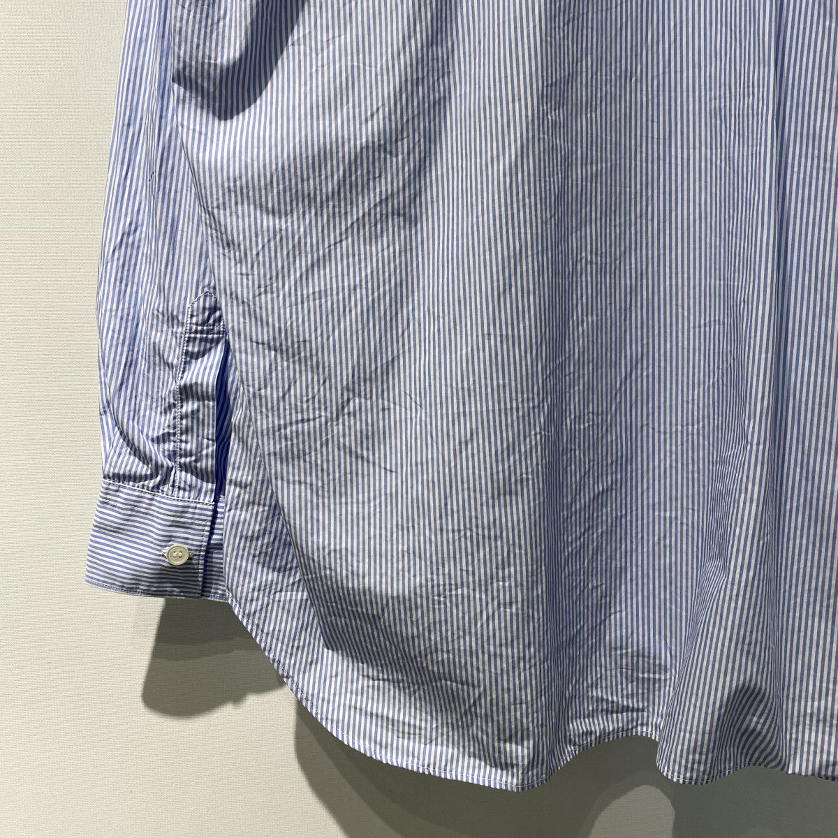 25SSPleated Stripe ShirtプリーツストライプシャツFO-B041