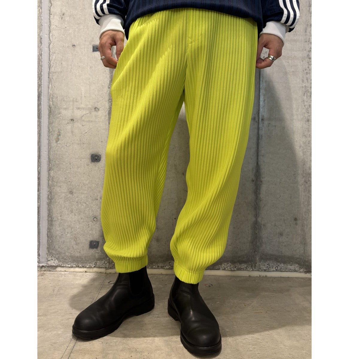 19SSPleats Tapered Jogger PantsプリーツテーパードジョガーイージーパンツHP91JF116