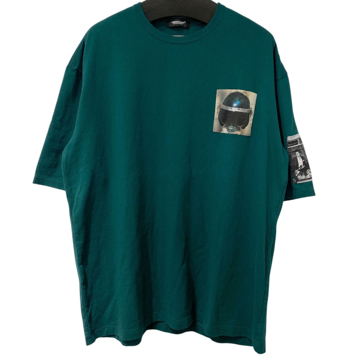 25AWTEE JQパッチ＆Print Interface TシャツUC2E4813-2