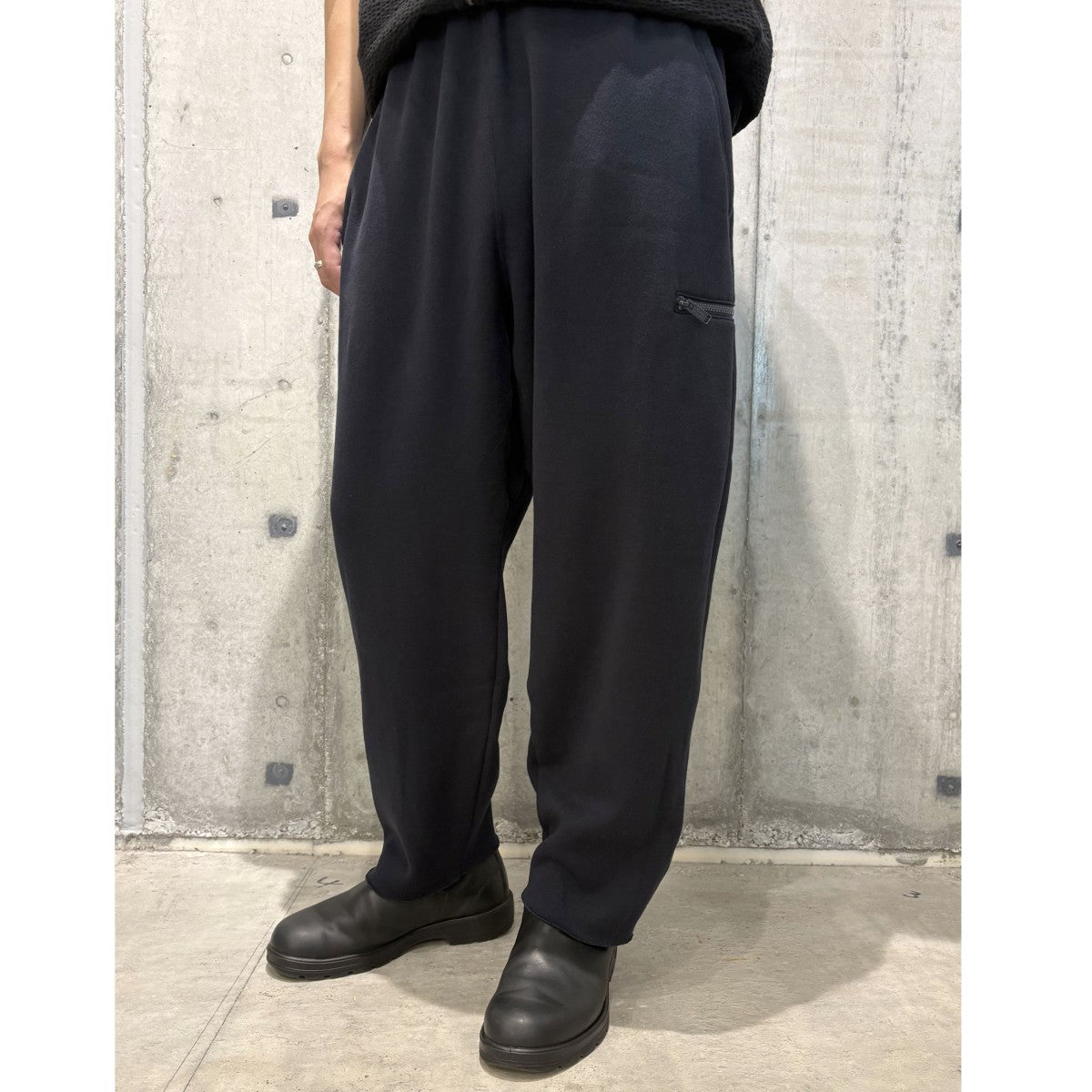 25AWPile-lined cut-off pantsスウェットカットオフイージーワイドパンツUC2E4502