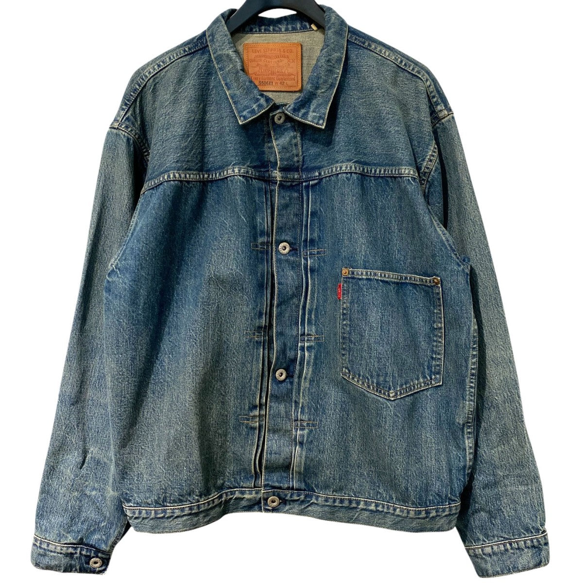 26SSLVC WWII TRUCKER S506XX 1944 Jacket大戦モデルベースVINTAGEヴィンテージ加工Tバック1stオーバーサイズデニムジャケット