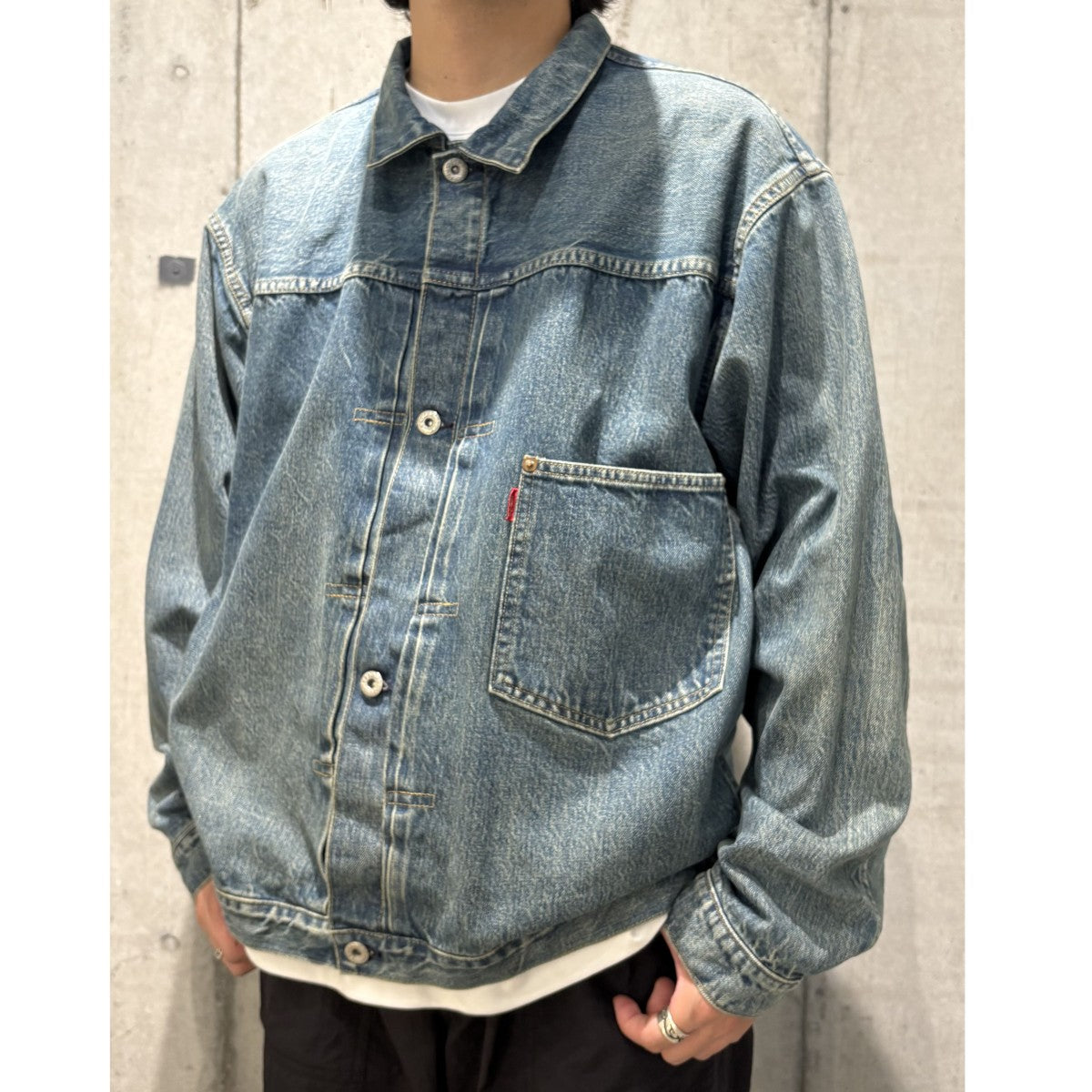 26SSLVC WWII TRUCKER S506XX 1944 Jacket大戦モデルベースVINTAGEヴィンテージ加工Tバック1stオーバーサイズデニムジャケット