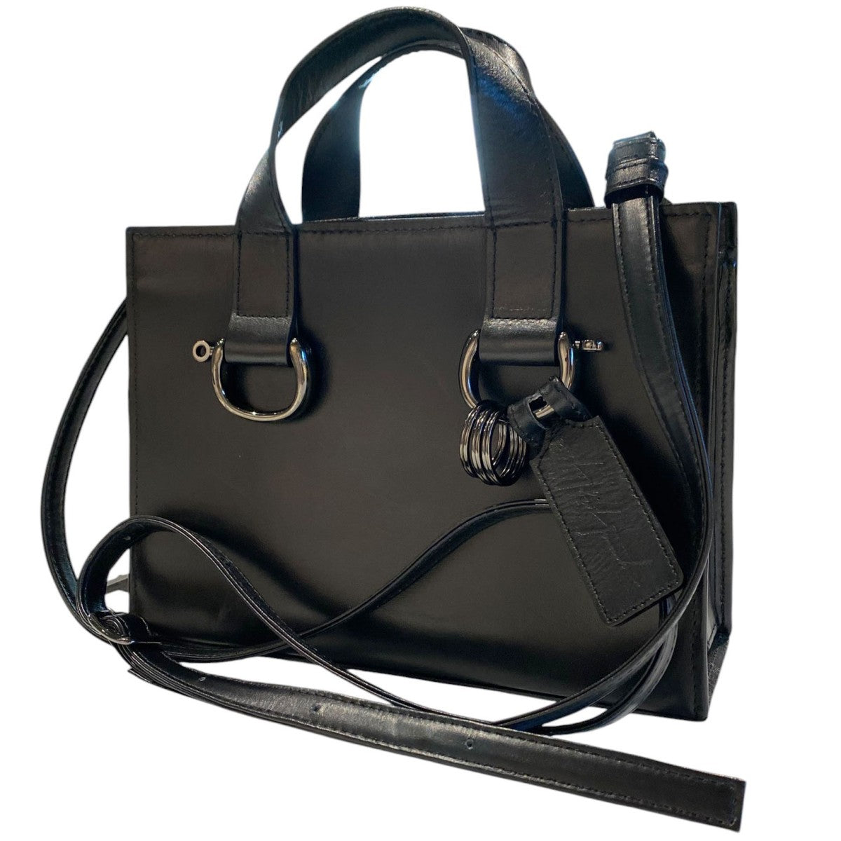 23AWZip Tote Shoulder 2WAY Leather Bagトートショルダー2WAYレザーミニバッグDJ-I04-708