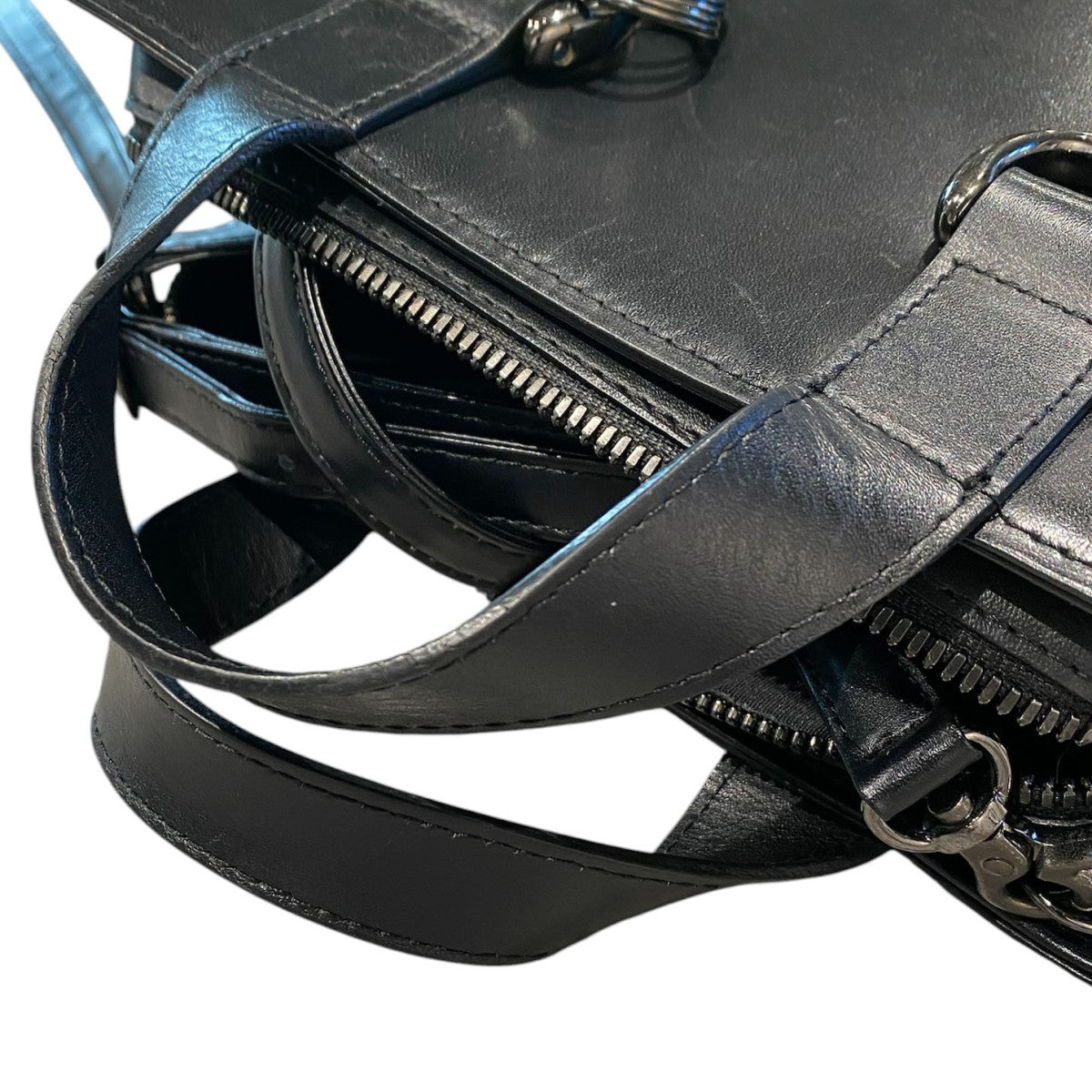 23AWZip Tote Shoulder 2WAY Leather Bagトートショルダー2WAYレザーミニバッグDJ-I04-708