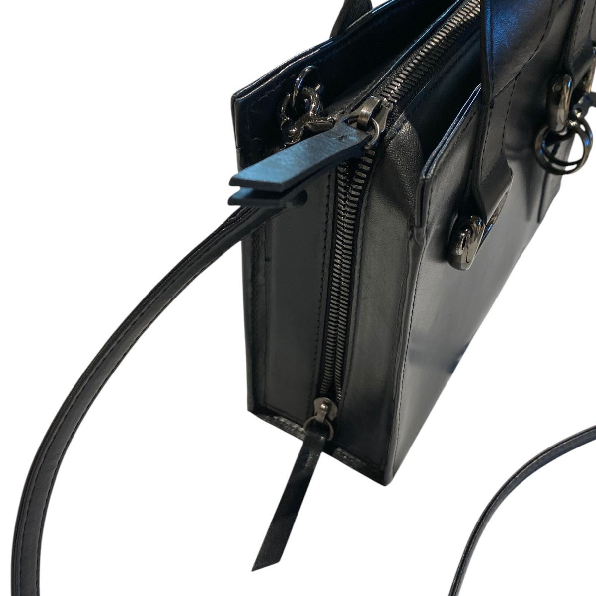 23AWZip Tote Shoulder 2WAY Leather Bagトートショルダー2WAYレザーミニバッグDJ-I04-708