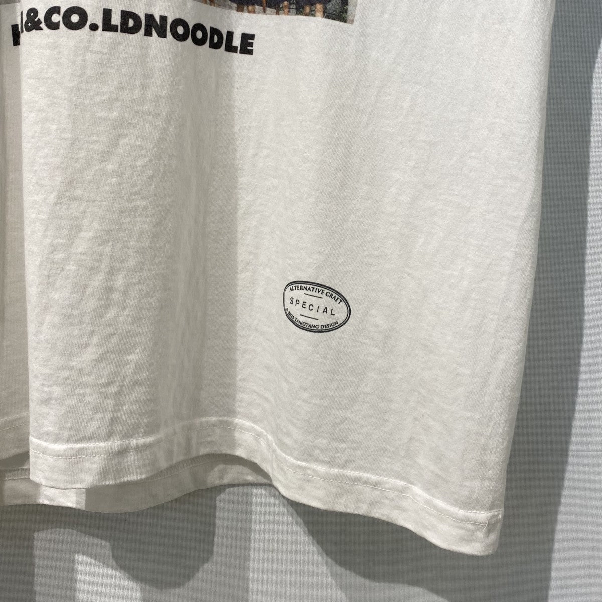 25SSGasatang Ham＆Co．Ldnoodle フォトプリントTシャツ
