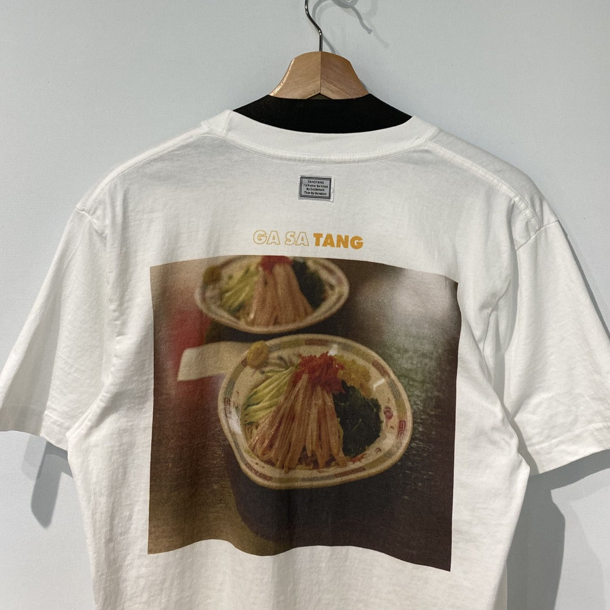 25SSGasatang Ham＆Co．Ldnoodle フォトプリントTシャツ