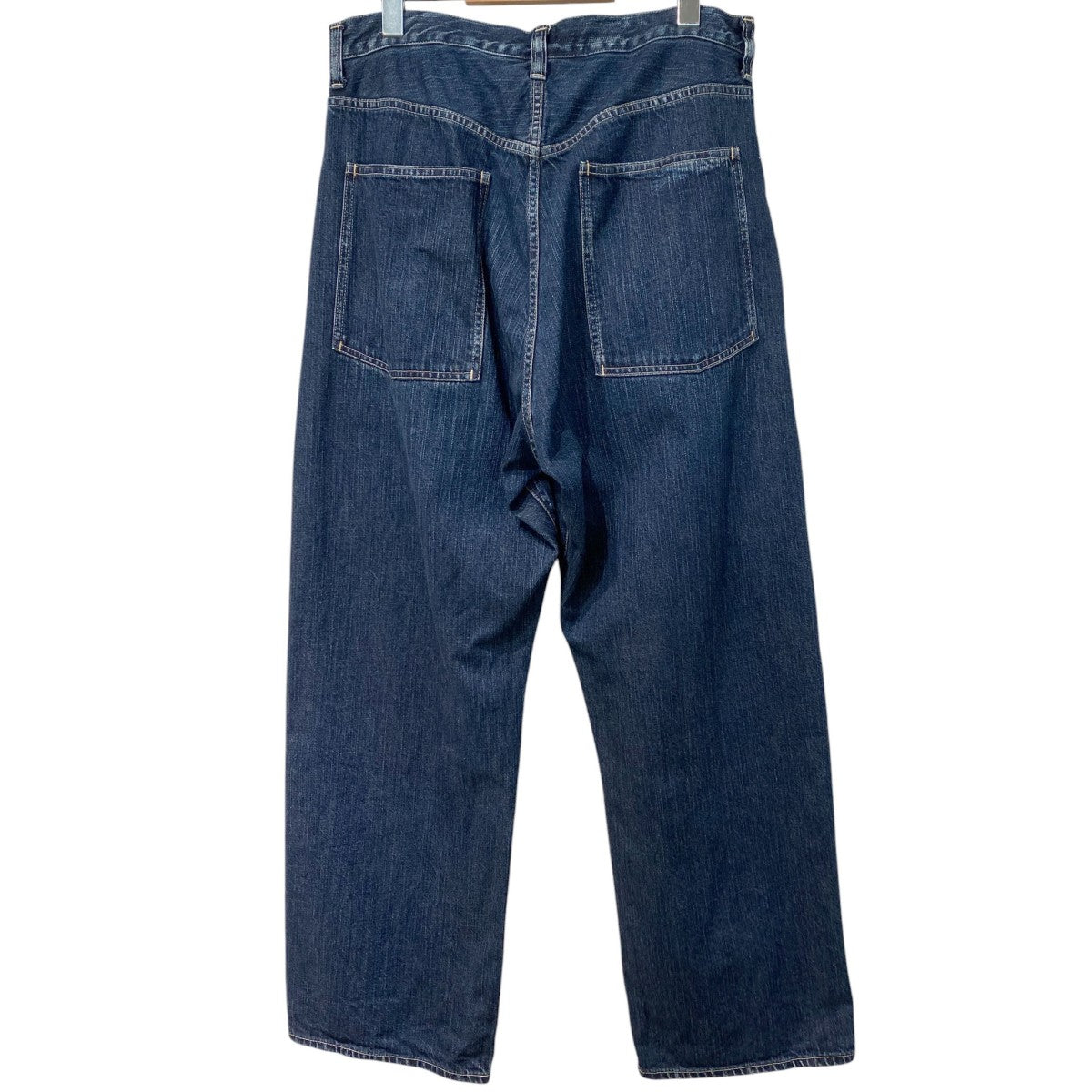 Steinbeck Denim Pants加工スラブ糸ワイドバギーデニムパンツ