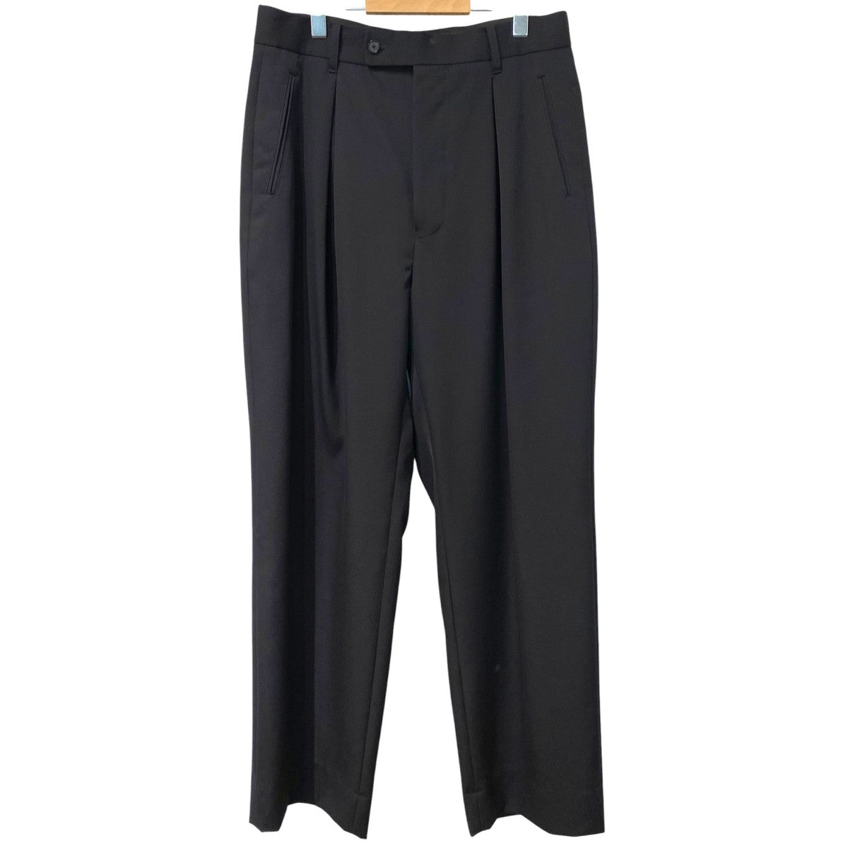 INVERTED PLEATS TROUSERプリーツタックワイドスラックスパンツ