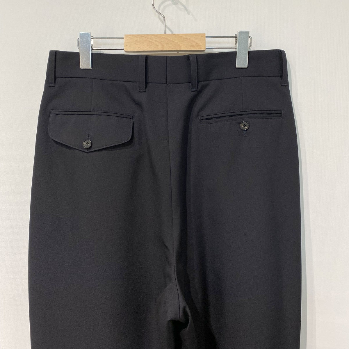 INVERTED PLEATS TROUSERプリーツタックワイドスラックスパンツ