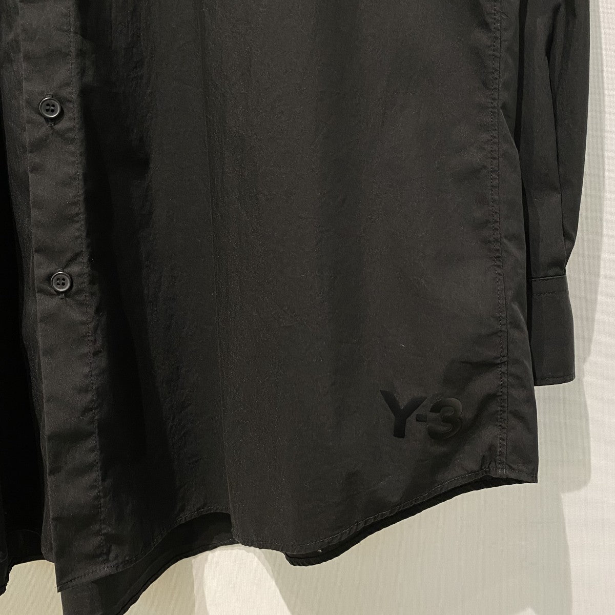 Y-3(Yohji Yamamoto×adidas) 25SSBird-Illustration Graphic GFX SHIRTバックバードプリントグラフィックストレッチシャツ 古着・中古-5枚目のアイテム画像