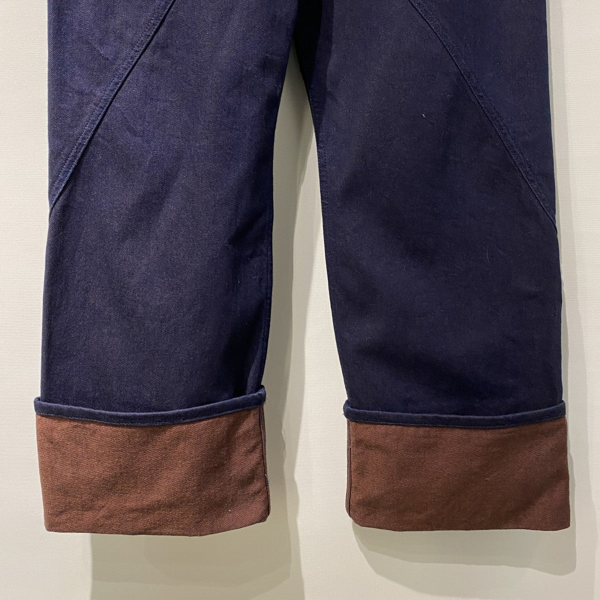 J．W．ANDERSON Turn Up Twisted Workwear Jeansツイストロールアップフィッシャーマンデニムパンツ 古着・中古-5枚目のアイテム画像