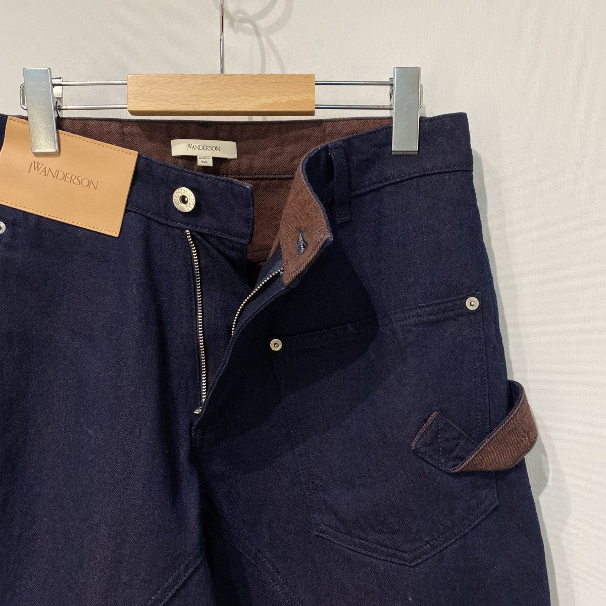 J．W．ANDERSON Turn Up Twisted Workwear Jeansツイストロールアップフィッシャーマンデニムパンツ 古着・中古-6枚目のアイテム画像