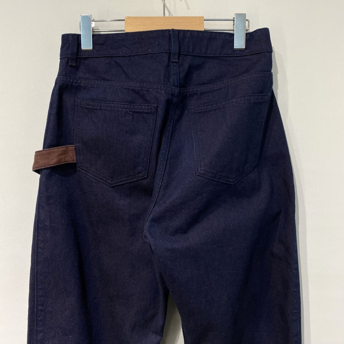 J．W．ANDERSON Turn Up Twisted Workwear Jeansツイストロールアップフィッシャーマンデニムパンツ 古着・中古-7枚目のアイテム画像