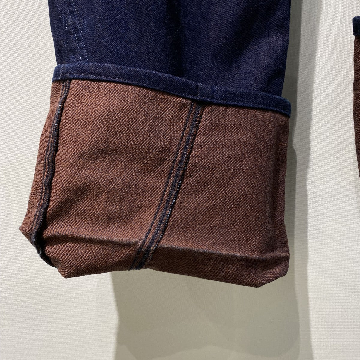J．W．ANDERSON Turn Up Twisted Workwear Jeansツイストロールアップフィッシャーマンデニムパンツ 古着・中古-8枚目のアイテム画像