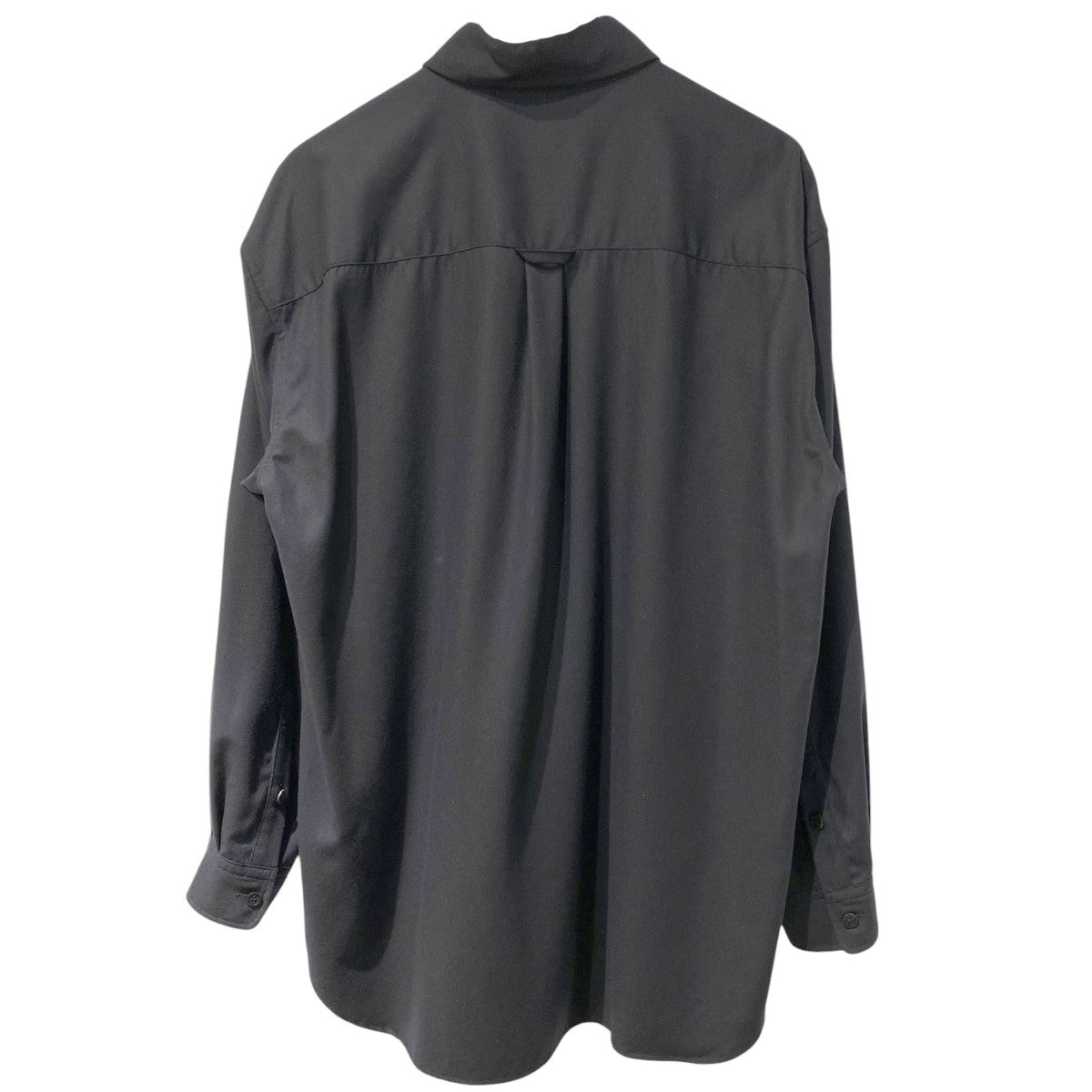 Cornier 25AWSuper160’s WOOL LIGHT MILLED SHIRTSウールシャツ 古着・中古-3枚目のアイテム画像
