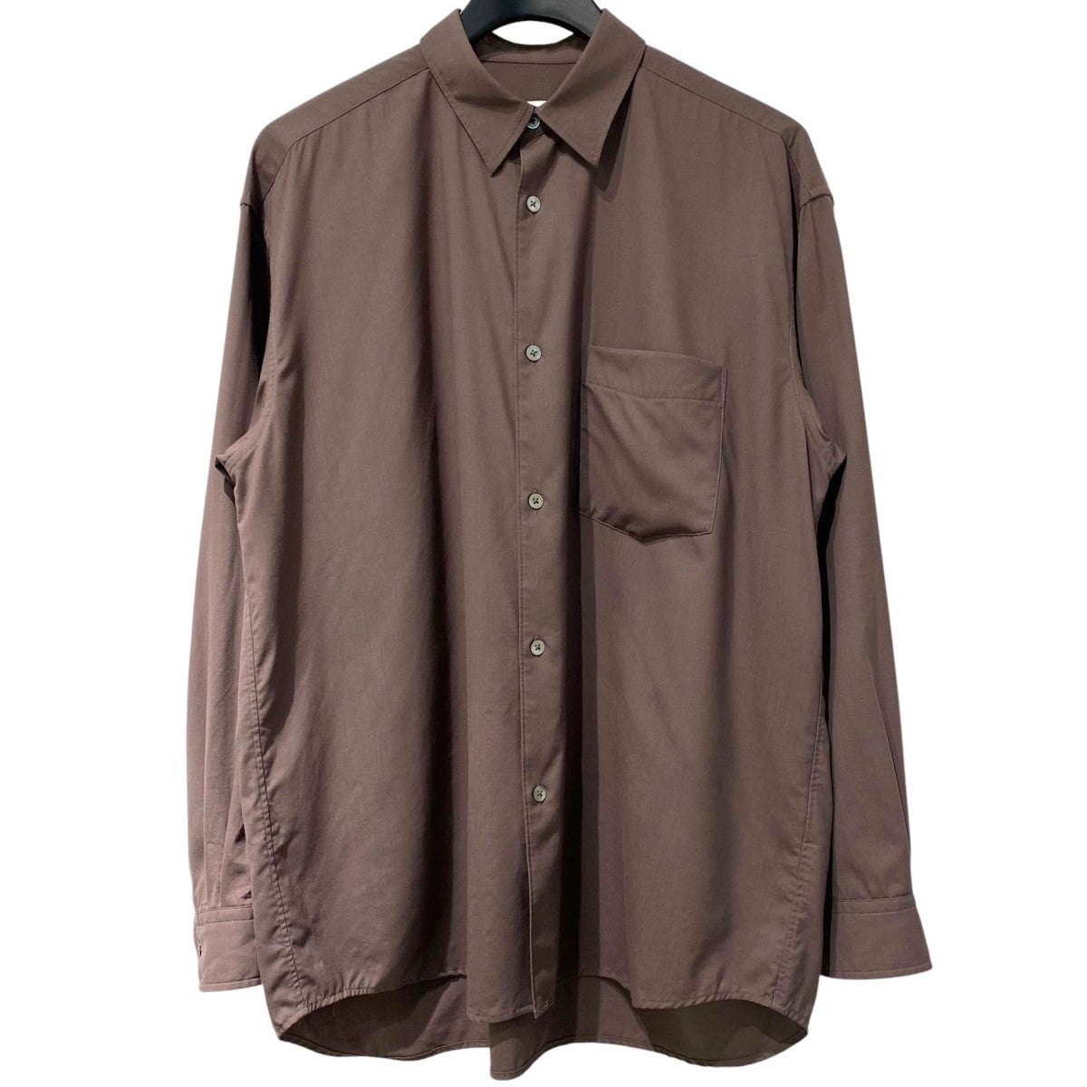 Cornier Super180’s WORSTED WOOL SHIRTSウールシャツ