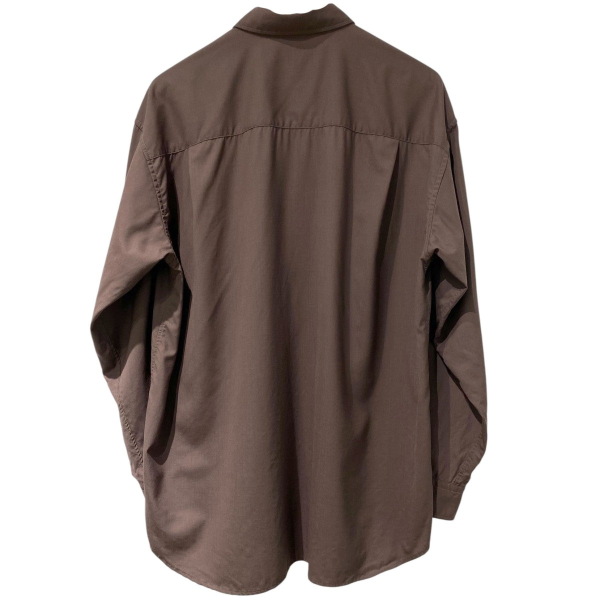Cornier Super180’s WORSTED WOOL SHIRTSウールシャツ 古着・中古-3枚目のアイテム画像