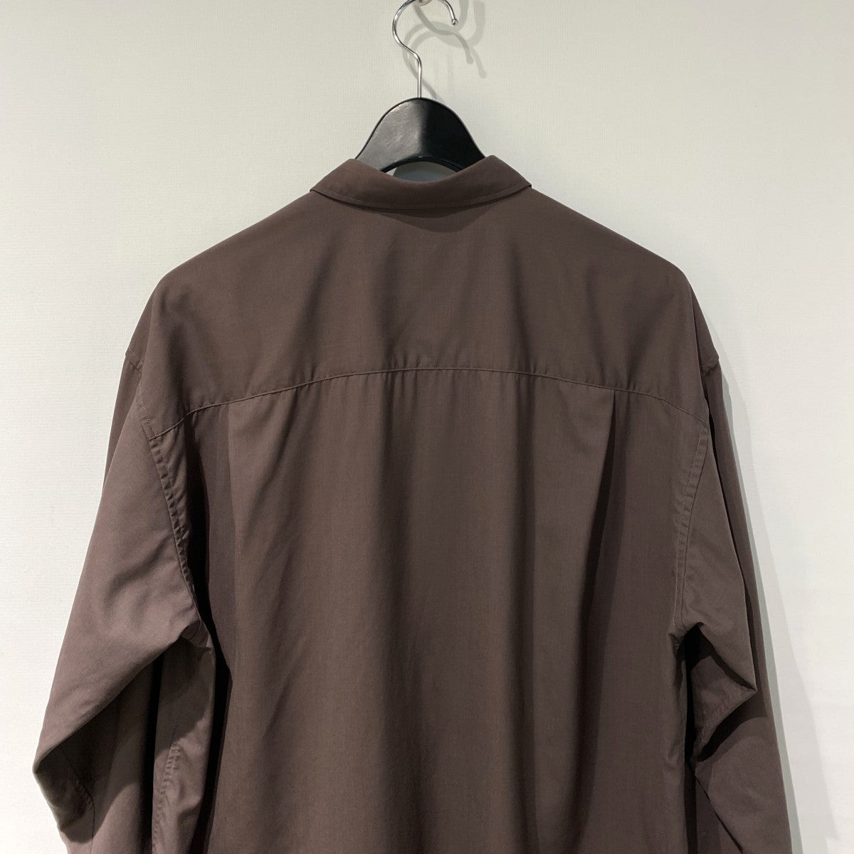 Cornier Super180’s WORSTED WOOL SHIRTSウールシャツ 古着・中古-5枚目のアイテム画像