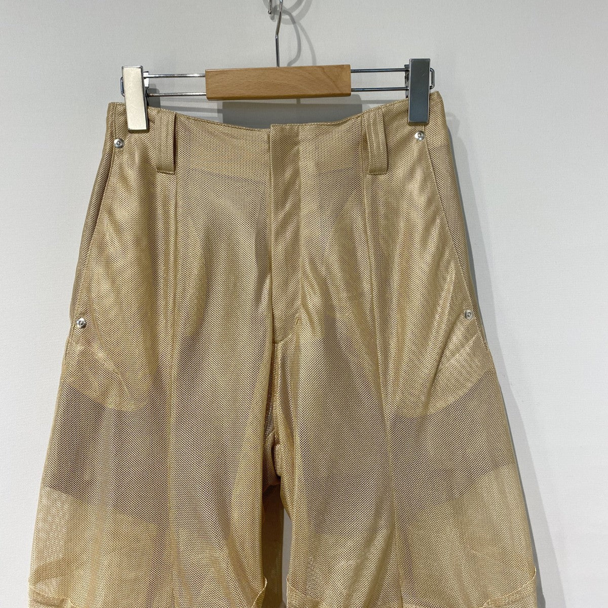 YOHEI OHNO 24SSPaded Mesh Trousersペチパンツ付パデッドメッシュパンツ 古着・中古-3枚目のアイテム画像