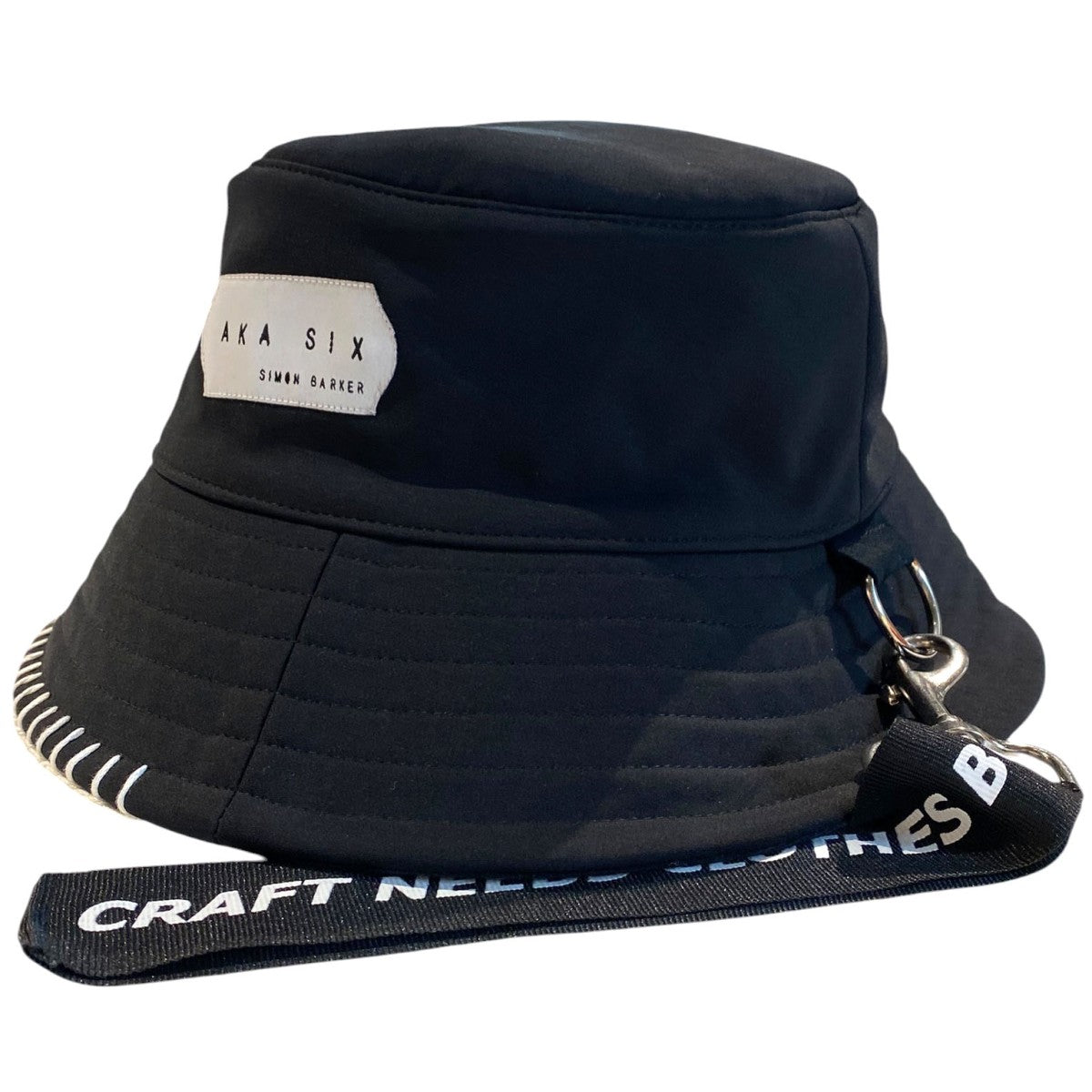 CA4LA×AKA SIX(SIMON BARKER) 26SSPOLY BUCKET HAT PUNK パンクバケットハット帽子 古着・中古-2枚目のアイテム画像