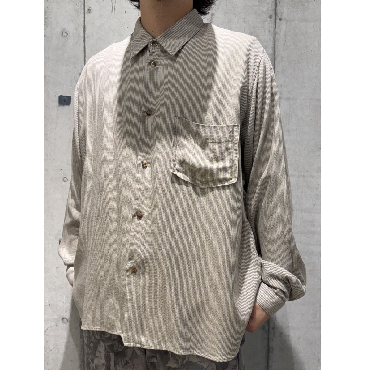 22SSDobby Weave Utility Shirtユーティリティキュプラシャツ