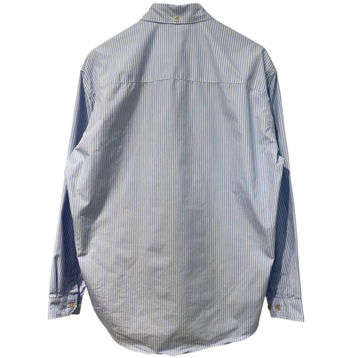 BUTTON BANYAK SHIRTSマルチボタンストライプシャツ