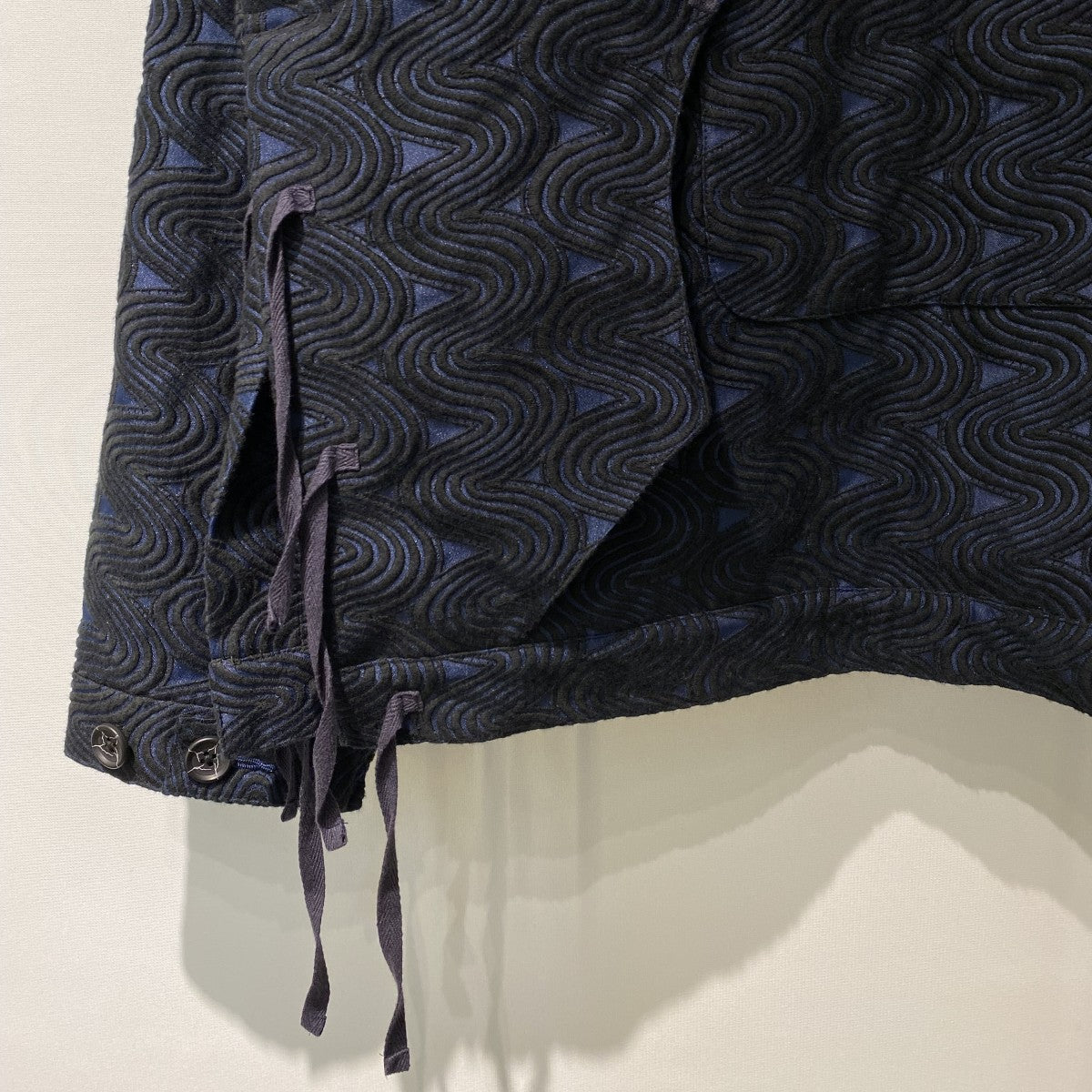 LSS Wave Embroidery Monk Anorak Jacket刺繍総柄アノラックジャケット