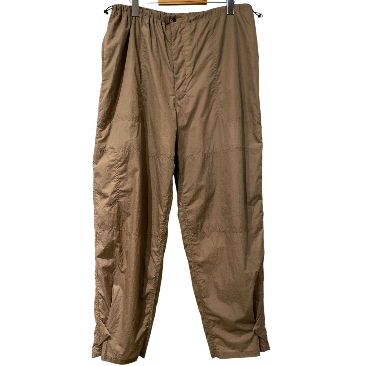 21SSNYLON WORK PANTSナイロンパンチ加工ワークワイドパンツ