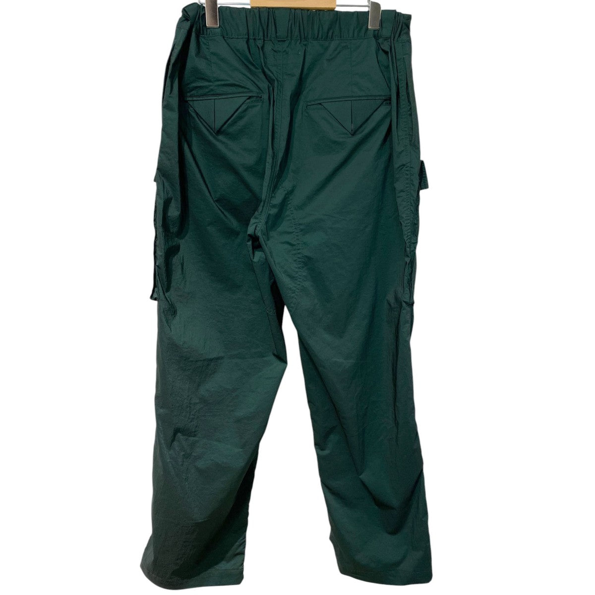 21SSNYLON MILITARY PANTSナイロンミリタリーワイドストレッチパンツ