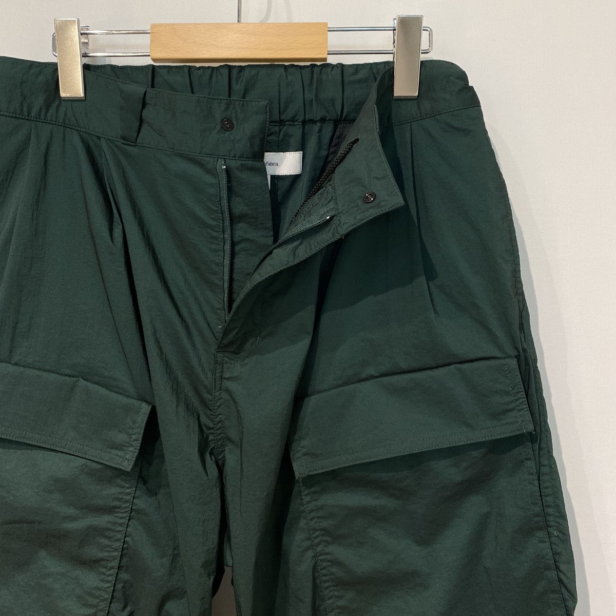 21SSNYLON MILITARY PANTSナイロンミリタリーワイドストレッチパンツ