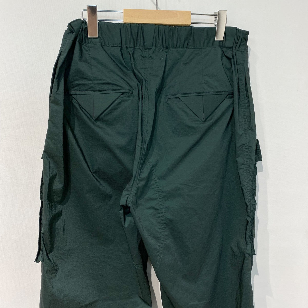 21SSNYLON MILITARY PANTSナイロンミリタリーワイドストレッチパンツ