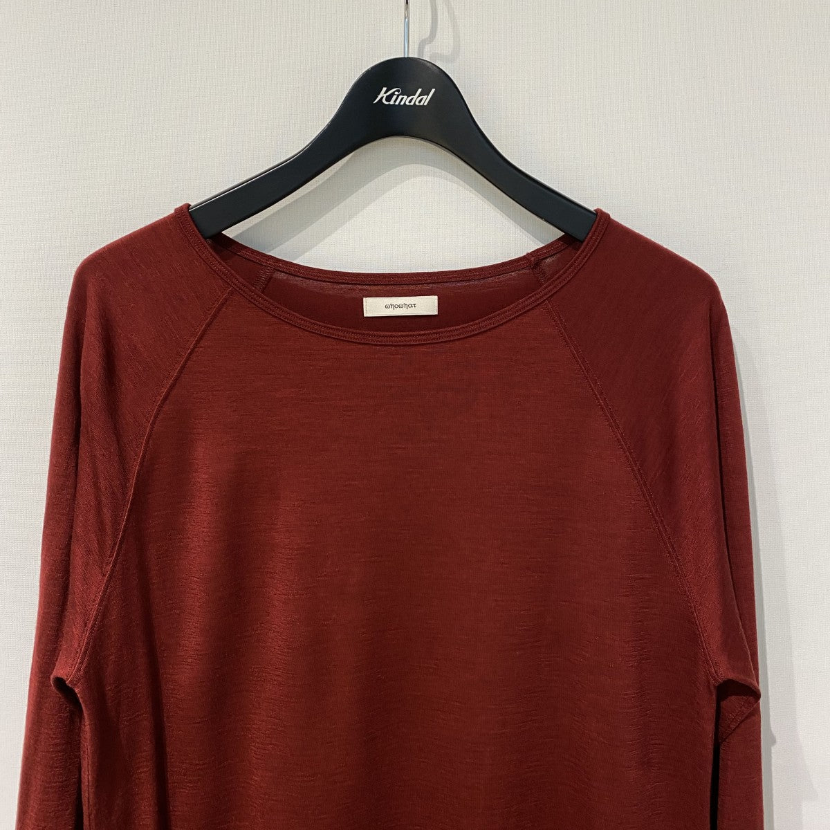 Wool Long Sleeve T-shirtウールロングスリーブストレッチTシャツ