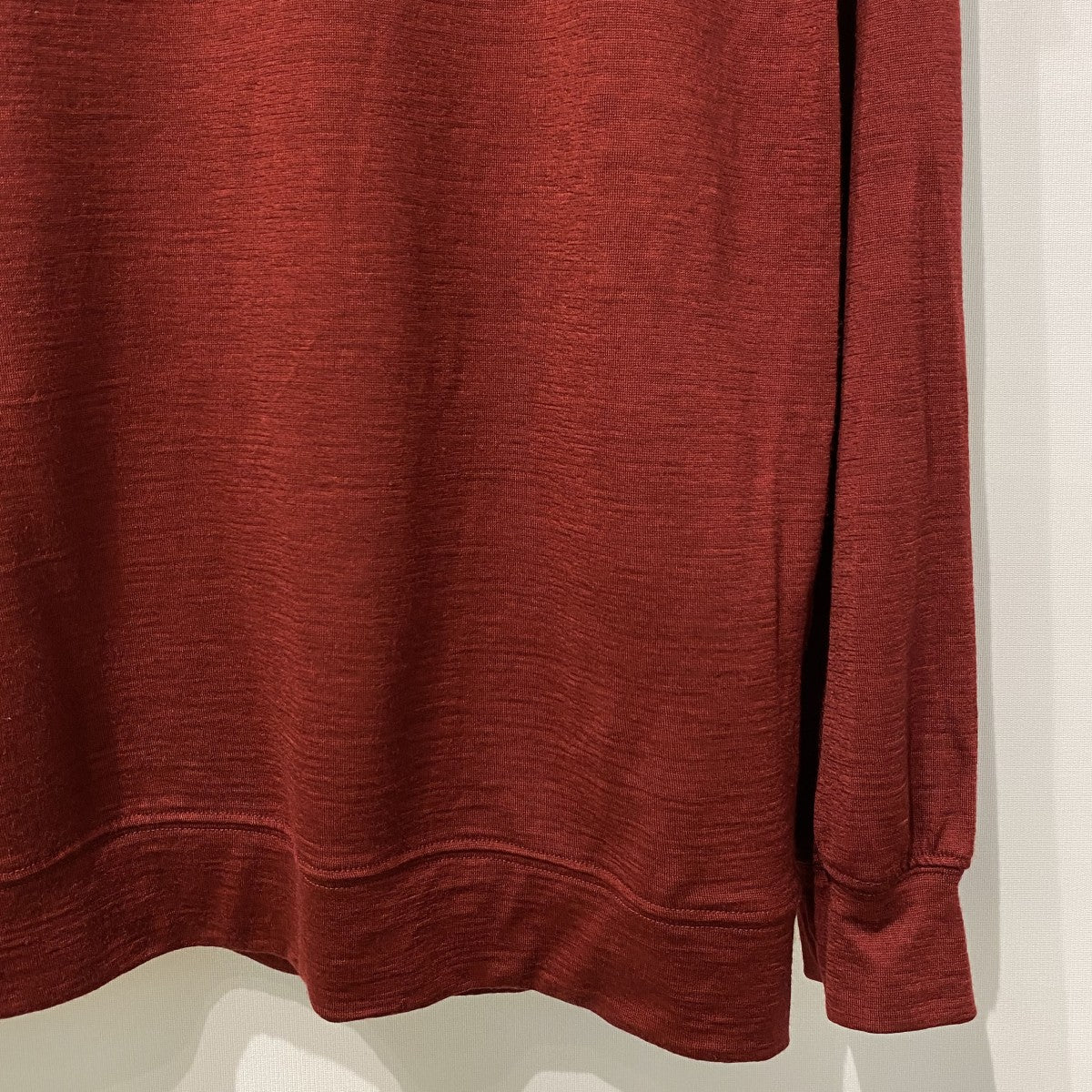 Wool Long Sleeve T-shirtウールロングスリーブストレッチTシャツ