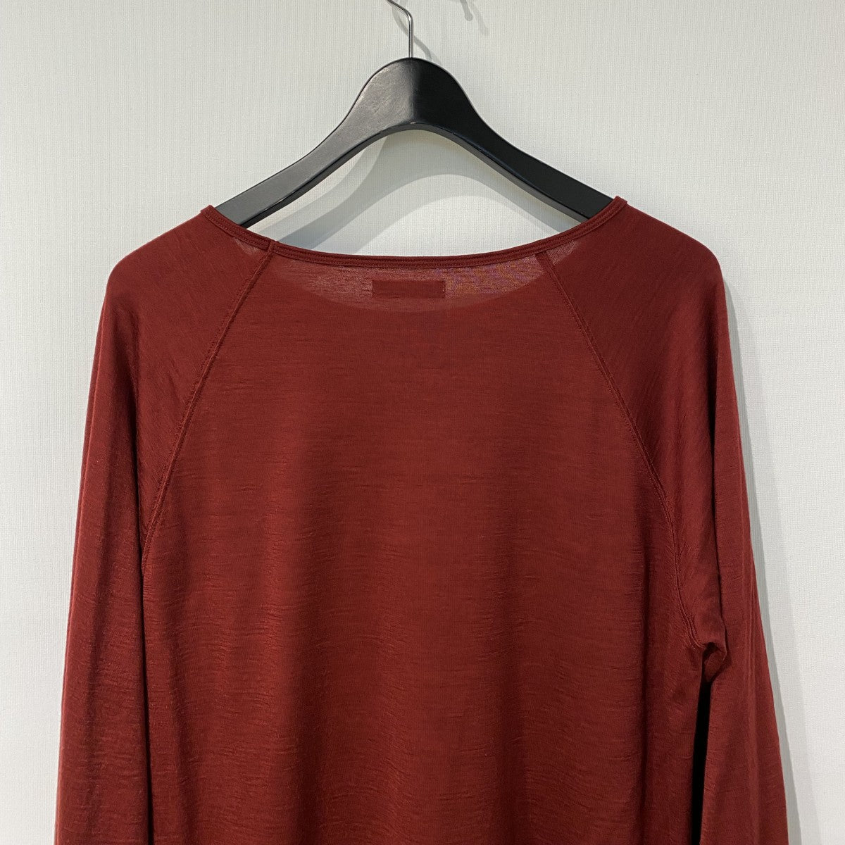 Wool Long Sleeve T-shirtウールロングスリーブストレッチTシャツ