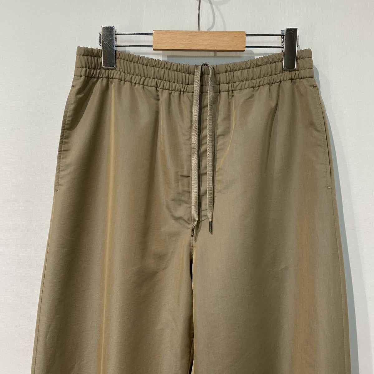 23AWFINX POLYESTER CHAMBRAY PANTSウェザーシャンブレー生地撥水加工ジョガーイージーTECHテックパンツ