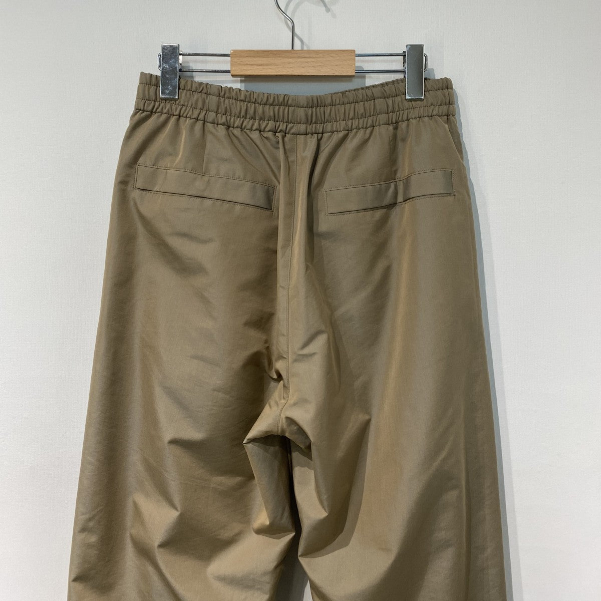 23AWFINX POLYESTER CHAMBRAY PANTSウェザーシャンブレー生地撥水加工ジョガーイージーTECHテックパンツ