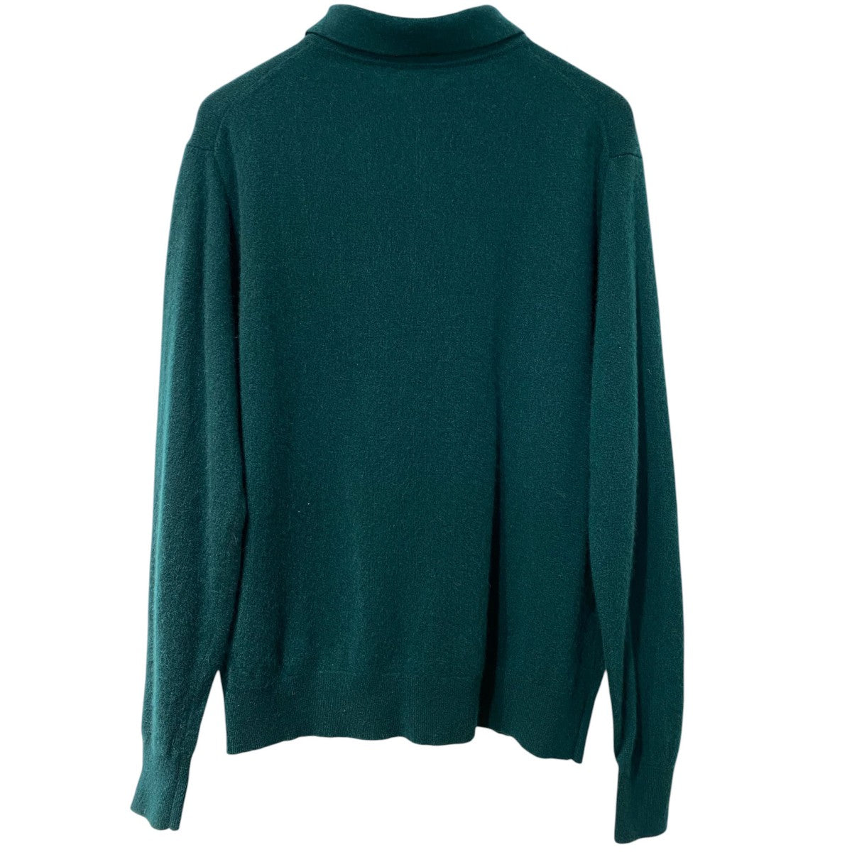 Cashmere Collared Sweater-Poloカシミヤニットポロシャツ