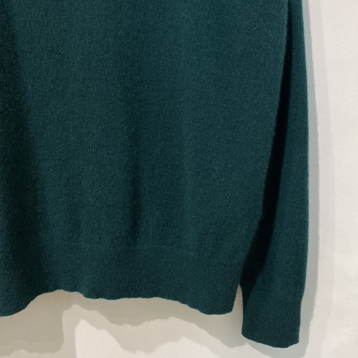 Cashmere Collared Sweater-Poloカシミヤニットポロシャツ