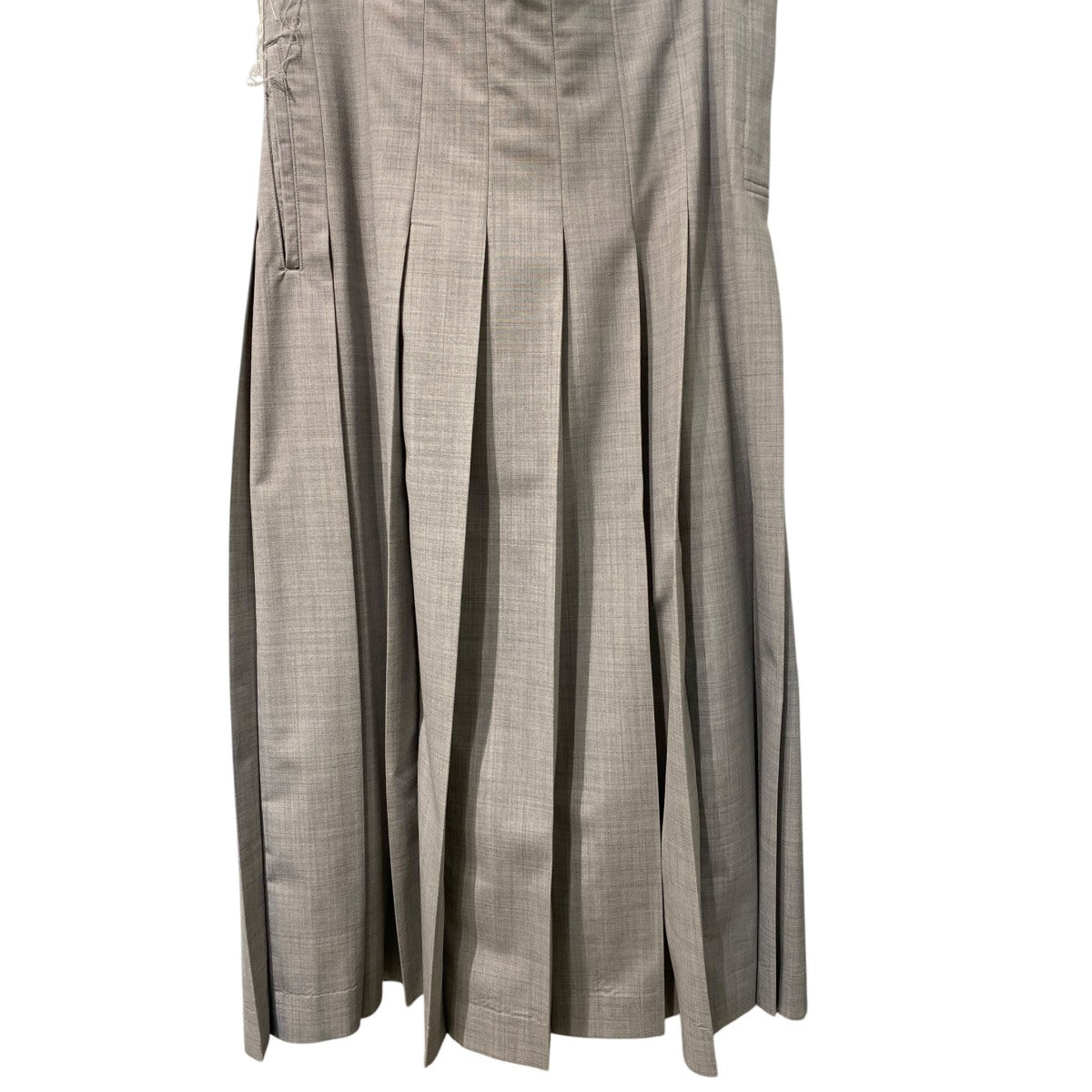 26SSSuspender Pleated Skirtサスペンダー付プリーツスカートPQ-S001
