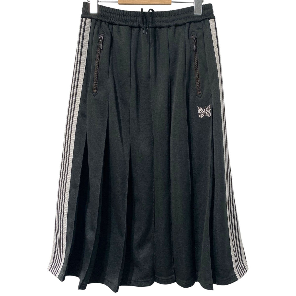 Pleated Track Skirt Poly SmoothプリーツトラックスカートSX412
