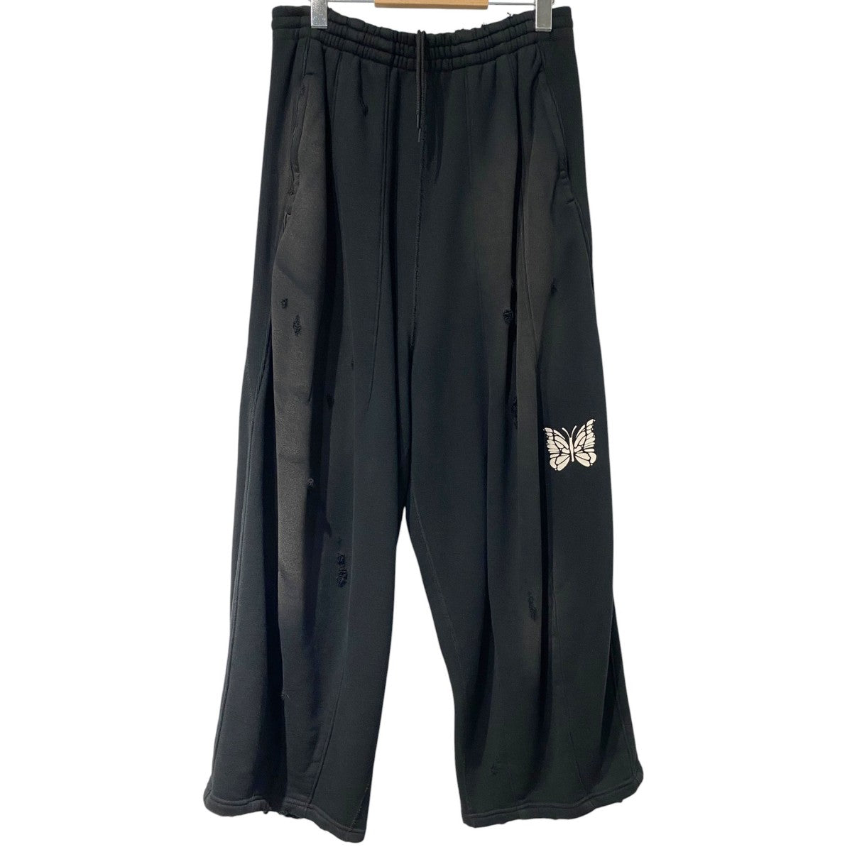 25AWDeconstructed Cotton French Terry H．D． Sweat PantデストロイVintageヴィンテージ加工ヒザデルスウェットワイドバギーパンツRW337
