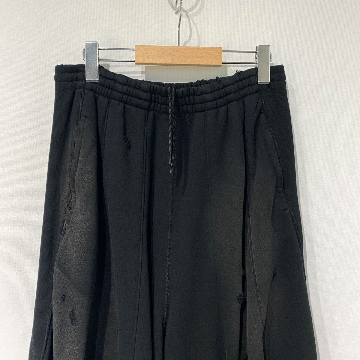 25AWDeconstructed Cotton French Terry H．D． Sweat PantデストロイVintageヴィンテージ加工ヒザデルスウェットワイドバギーパンツRW337