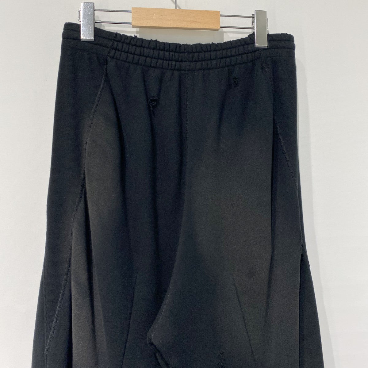 25AWDeconstructed Cotton French Terry H．D． Sweat PantデストロイVintageヴィンテージ加工ヒザデルスウェットワイドバギーパンツRW337