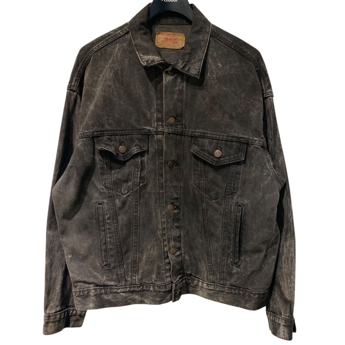 1990’s 70507 Black Acid Wash Denim Jacketアシッドウォッシュ加工3rdデニムジャケット 527工場 Made in USA
