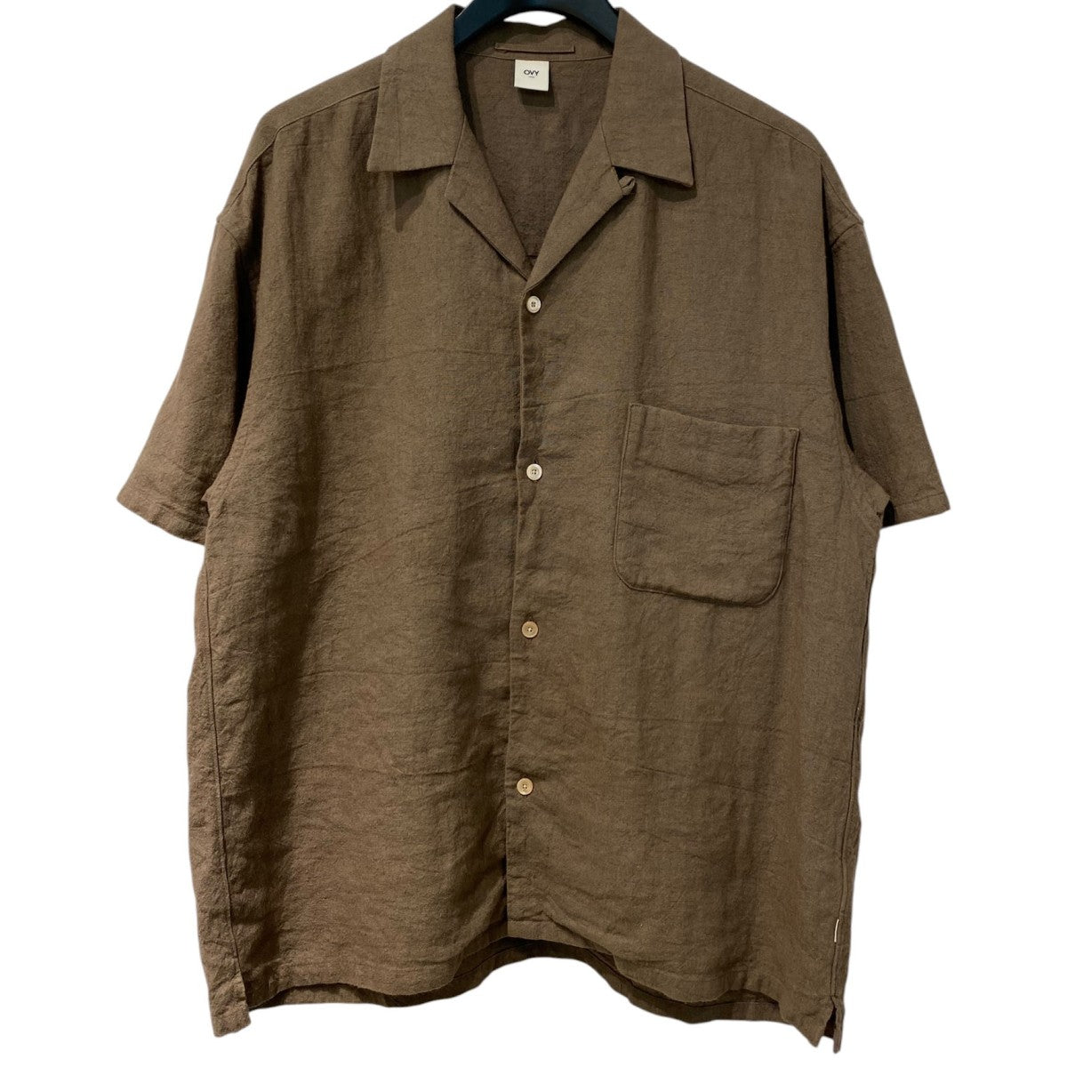 26SSHemp Short Sleeve Open Collar Shirtヘンプショートスリーブオープンシャツ