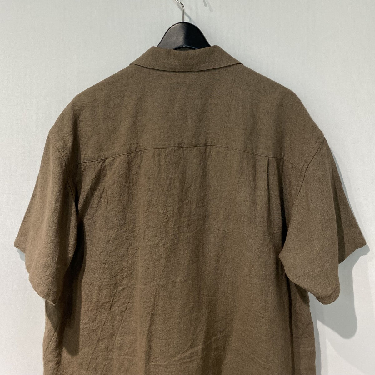 26SSHemp Short Sleeve Open Collar Shirtヘンプショートスリーブオープンシャツ