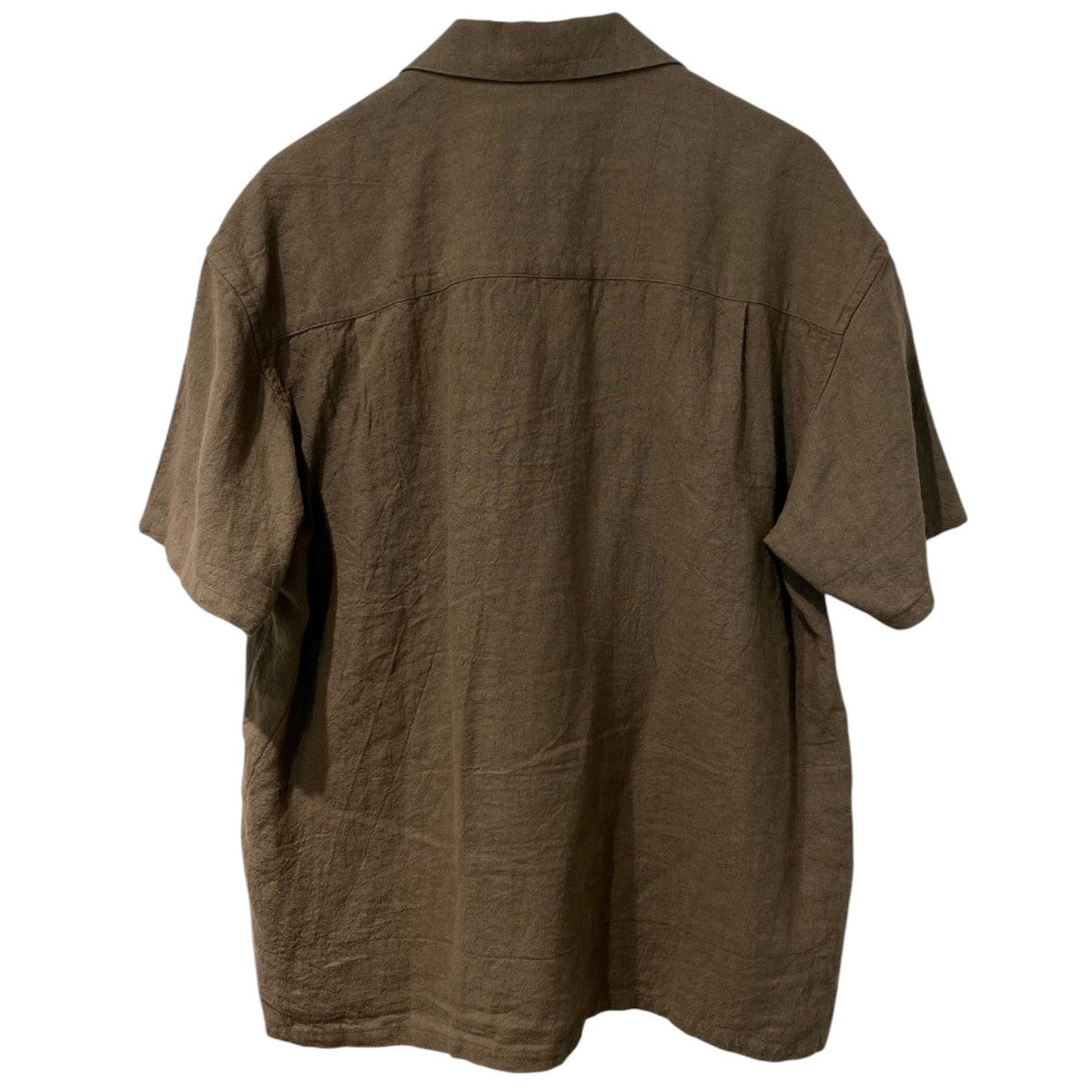 26SSHemp Short Sleeve Open Collar Shirtヘンプショートスリーブオープンシャツ