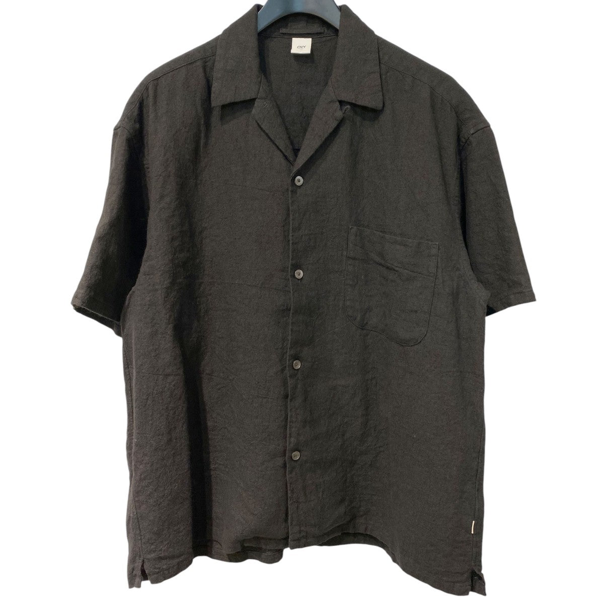 26SSHemp Short Sleeve Open Collar Shirtヘンプショートスリーブオープンシャツ